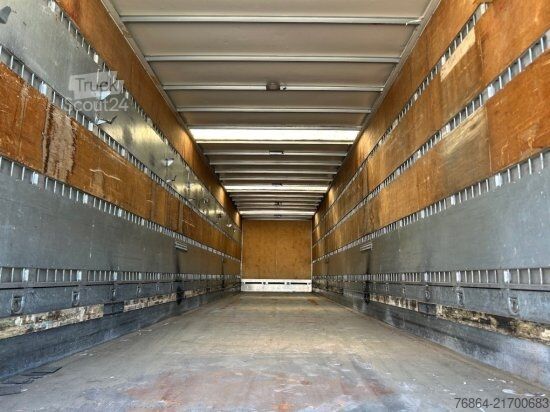 Furgonska polprikolica  GFöLLNER 1-ACHS KOFFERAUFLIEGER MIT LENKACHSE