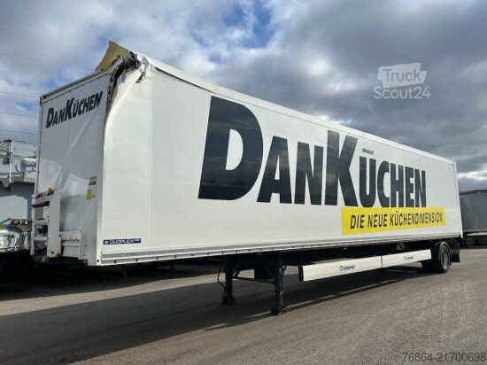 Semirremolque caja KRONE SE 1-ACHS DRY LINER KOFFERAUFLIEGER