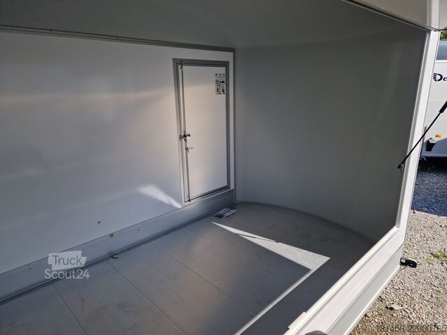 Prekybinė priekaba trailershop Debon Roadster 400 Seitenklappe direkt