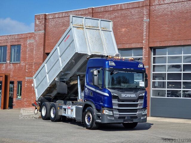 Samovoz z žerjavom Scania G500 6x2 - Tipper + Palfinger epsilon M110L - R...