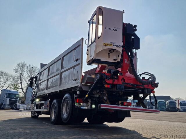 Samovoz z žerjavom Scania G500 6x2 - Tipper + Palfinger epsilon M110L - R...