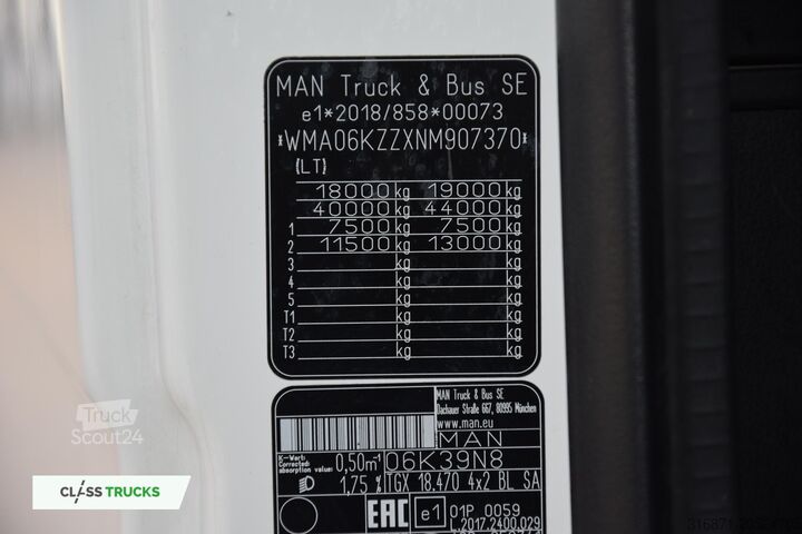 Standard traktorenhed MAN TGX 18.470 GX