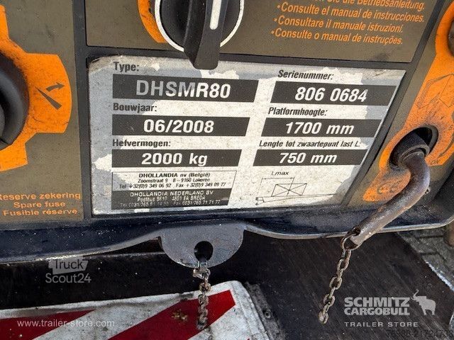 Refriģeratora puspiekabe Krone Tiefkühler Standard Ladebordwand