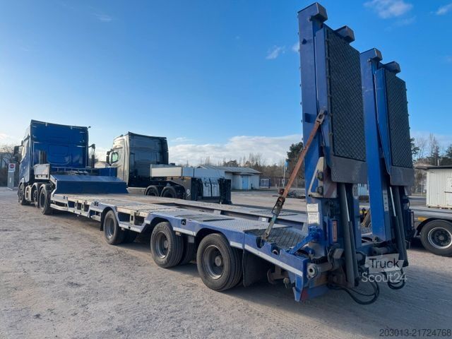 Remorque surbaissée LANGENDORF SATÜ 30-10,0M Tieflader 3 Achse - mit Radmulden