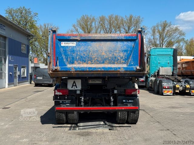 Kipper LKW SCANIA P 410 8x4 Dreiseitenkipper DAUTEL
