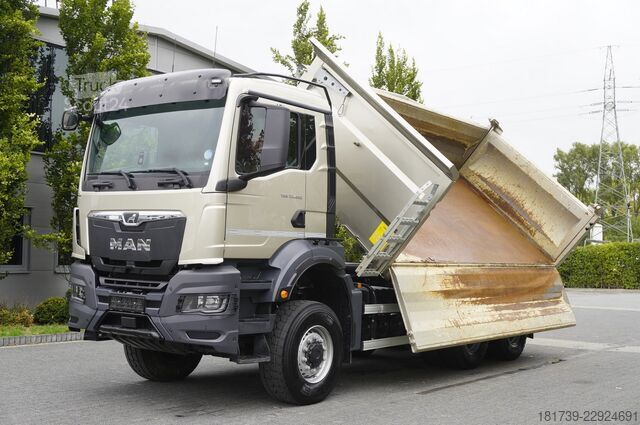 Trilaterale kiepbak MAN TGS 33.480 6X6/ 15 tho.km!!! / KH-Kipper