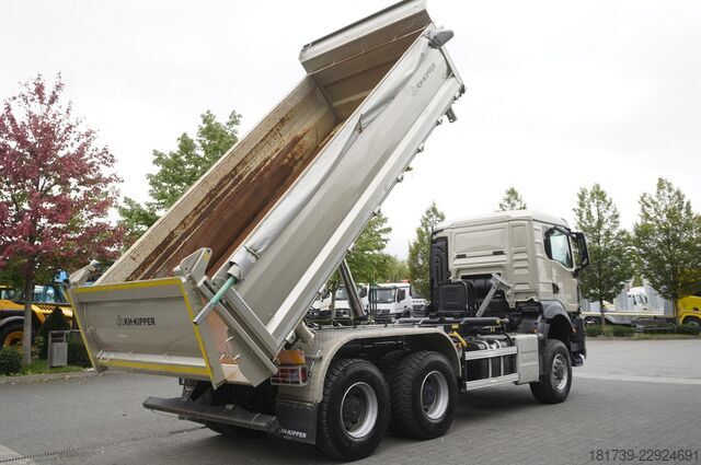 Trilaterale kiepbak MAN TGS 33.480 6X6/ 15 tho.km!!! / KH-Kipper