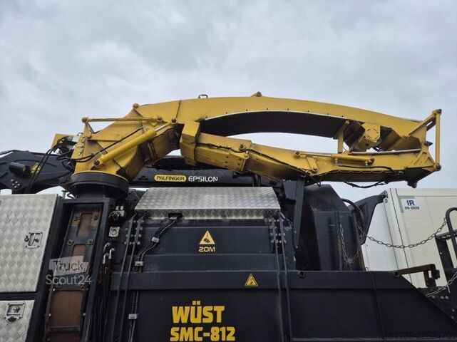 Bosfrees + aanhangwagen Volvo FMX540 6x6 / 34 tho. km / WUST SMC-812