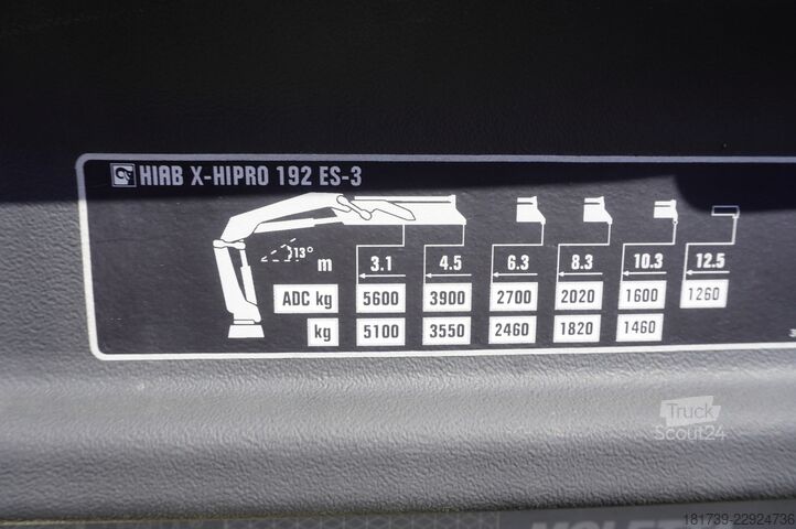 Platform met kraan Mercedes-Benz Arocs 1833 4x2 / 50 tho. km! / HIAB