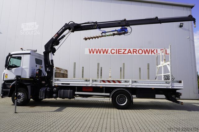 Platform met kraan Mercedes-Benz Arocs 1833 4x2 / 50 tho. km! / HIAB
