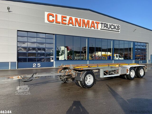 Containervervoer GS-Meppel 3-assige containeraanhangwagen
