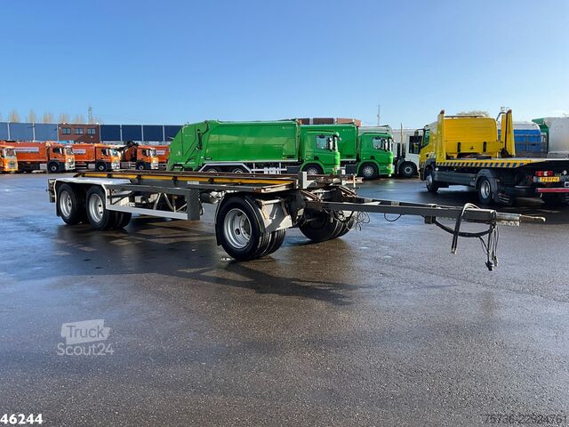 Containervervoer GS-Meppel 3-assige containeraanhangwagen