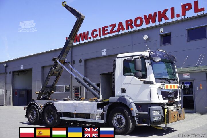 Haakarmsysteem MAN TGM 26.340 6×2 E6 / Hydrolift hooklift
