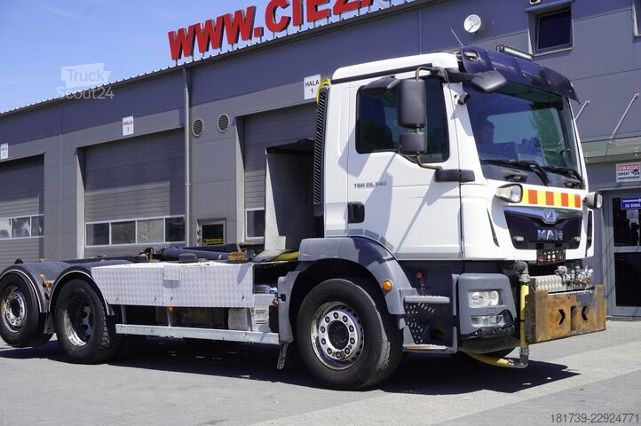 Haakarmsysteem MAN TGM 26.340 6×2 E6 / Hydrolift hooklift