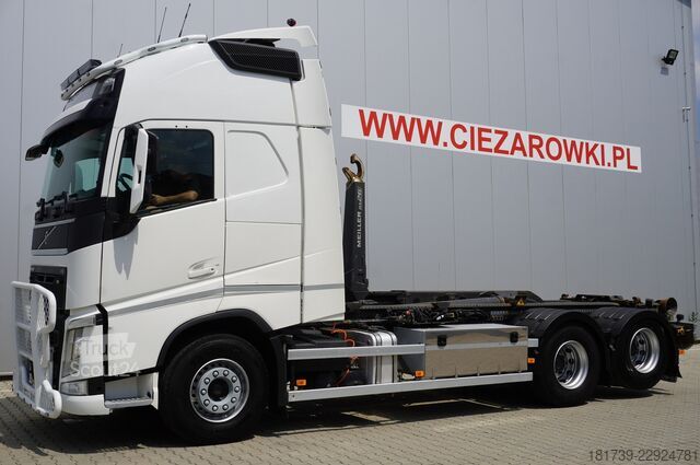 Haakarmwagen Volvo FH 500 6x2 / Meiller RS26 hooklift