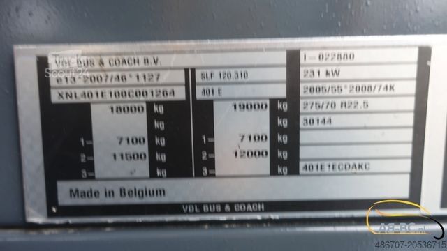 Autocar interurbain VDL Citea SLF 1230.310 39 Sitze 58 - Stehplätze