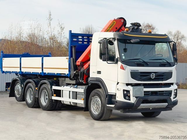 Кран, монтиран на камион VOLVO FMX 460 Kipper 6,40m + PALFINGER PK 18002 EH D