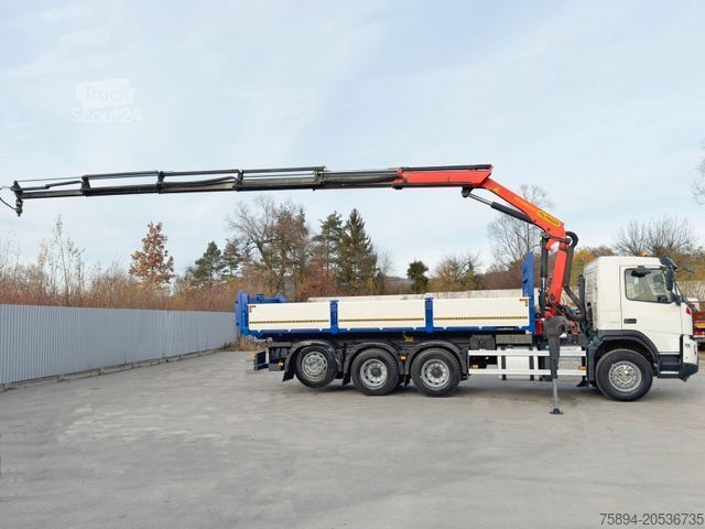 Кран, монтиран на камион VOLVO FMX 460 Kipper 6,40m + PALFINGER PK 18002 EH D