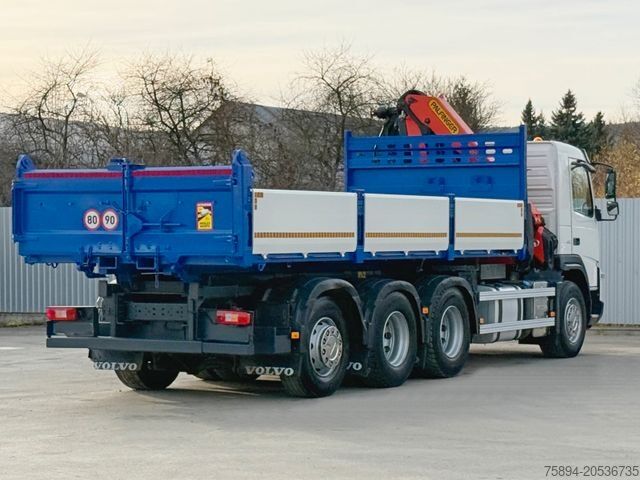 Кран, монтиран на камион VOLVO FMX 460 Kipper 6,40m + PALFINGER PK 18002 EH D