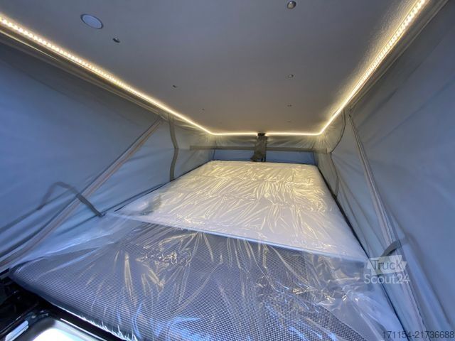 Kamper kombi VANTOURER Van 600 L , Aufstelldach,Längsbetten,Automatik