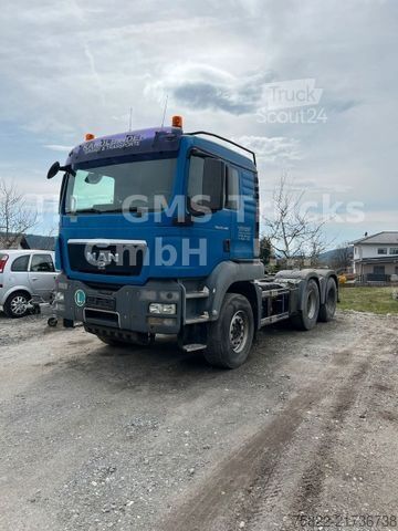 Podvozok nákladného vozidla MAN TGS 26.480 / 6X4 / Manual / BIG AXLE / GERMAN