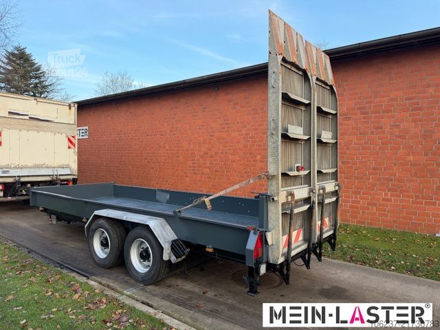 Žemagrindė platforma priekaba OBERMAIER Tieflader (6m) Rampen T119S NL 8.750 kg TOP