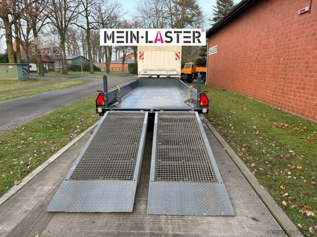 Žemagrindė platforma priekaba OBERMAIER Tieflader (6m) Rampen T119S NL 8.750 kg TOP