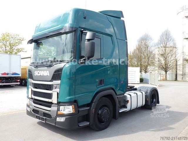 Standard tractor unit SCANIA R 410 LA Highline/Ret./Safety/Spoiler/Standklima