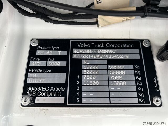  Volvo FH 500 Globetrotter XL / 236 dkm / Tacho V2 / V...
