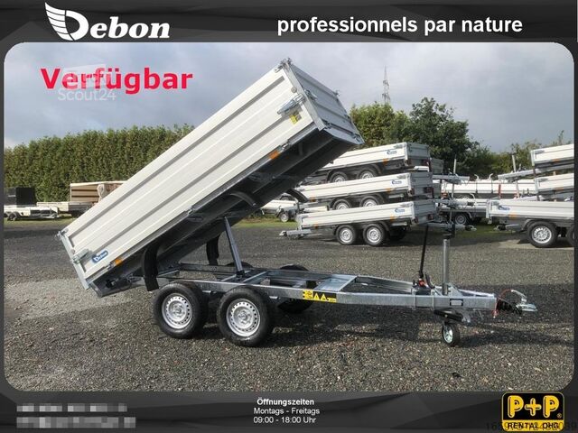 Cheval Liberté Debon PW1.2 Eco Rückwärtskipper 306 x 155 x 30 cm 2000kg - Bordwandaufsatz