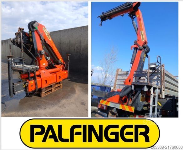 Kravas automašīnai uzstādīts celtnis Palfinger PK18002-EHC/FUNKFERNBEDIENUNG/GREIFER/RO