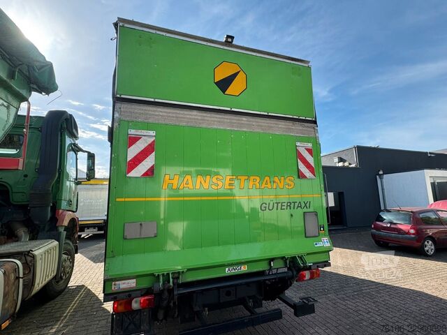Furgão cortina de lona MERCEDES-BENZ Atego 818 Pritsche/Schiebeplane mit Ladebordwand
