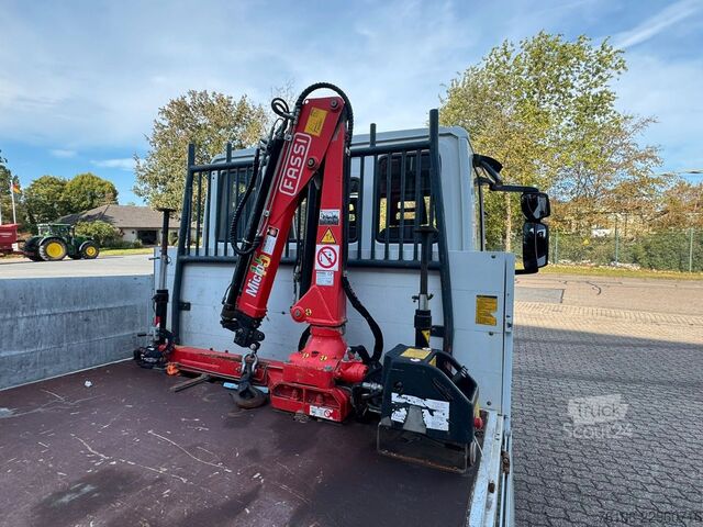 Pick-up bestelwagen IVECO 75E16 Pritsche mit Kran Fassi