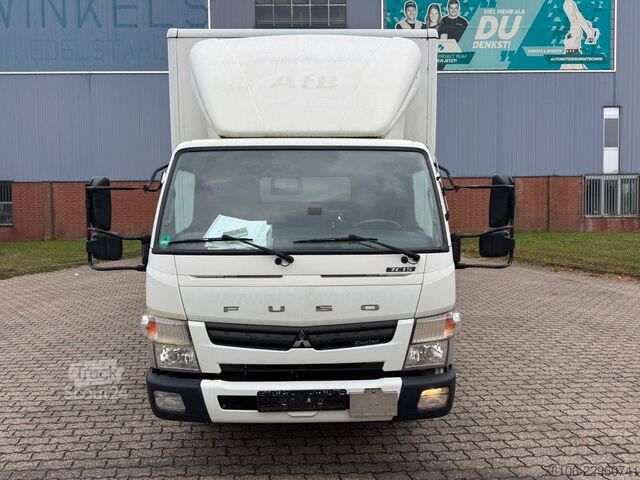 Vrachtwagen met bakwagen FUSO Canter 7C15 Koffer mit Ladebordwand