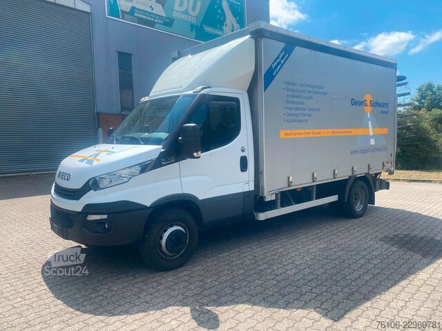 Furgão cortina de lona IVECO Daily 72C18 Hi-Matic Schiebe Plane +LBW