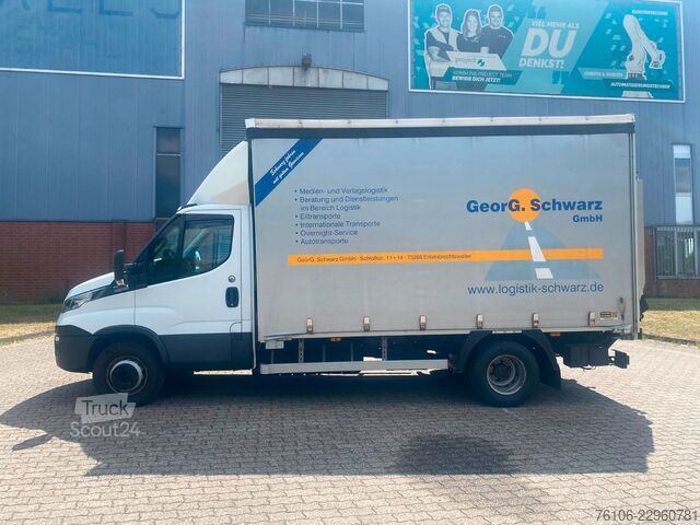 Furgão cortina de lona IVECO Daily 72C18 Hi-Matic Schiebe Plane +LBW