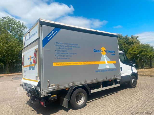 Furgão cortina de lona IVECO Daily 72C18 Hi-Matic Schiebe Plane +LBW
