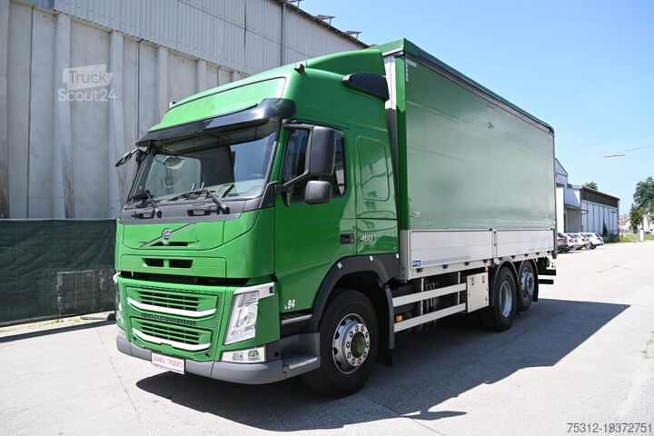 LKW mit Pritsche & Plane Volvo FM460  6x4 X-Track HD Allrad E6 LBW AHK Lenkachse