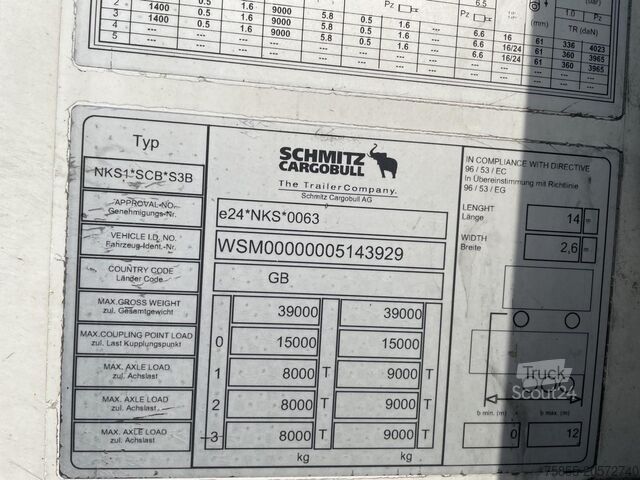 Prevoz v hladilniku/zamrznjenem stanju Schmitz Cargobull Fridge Thermoking SLXe Spectrum / Multitemp / S...