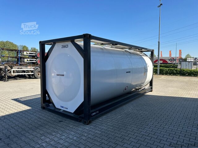Tvertnes konteiners CIMC 20FT ISO / 25.020L / 1 comp. / L4BN / UN Porta...