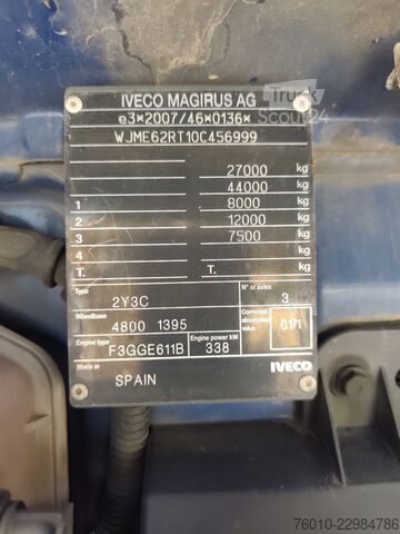 Teherautó alváz Iveco S-WAY 460 260S46