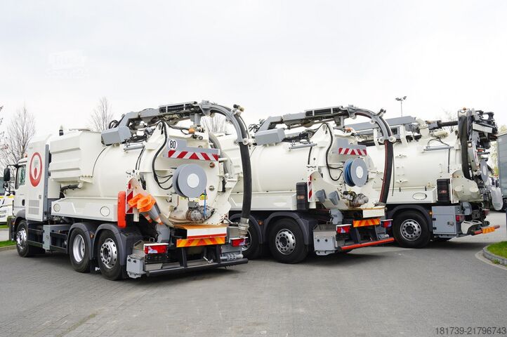цистерна за течни торове MAN TGS 26.360 E6 / RIVARD sewage cleaner