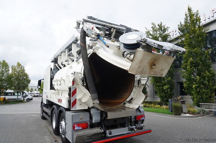 цистерна за течни торове MAN TGS 26.360 E6 / RIVARD sewage cleaner