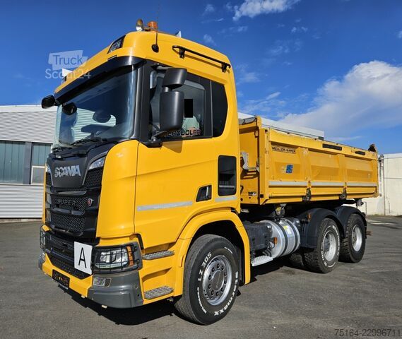 Dreiseitenkipper LKW SCANIA R 650 6x4 Bordmatik