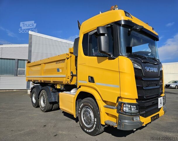 Dreiseitenkipper LKW SCANIA R 650 6x4 Bordmatik