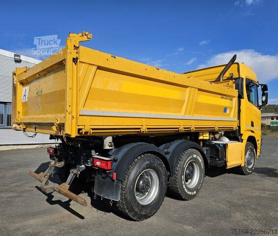 Dreiseitenkipper LKW SCANIA R 650 6x4 Bordmatik