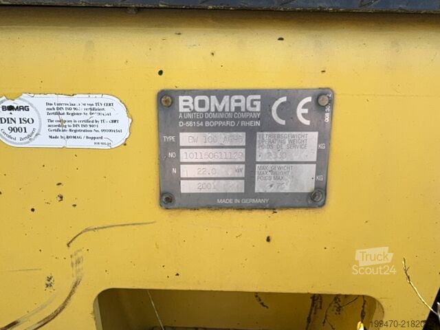Rouleau combiné Bomag BW 100 AC-3