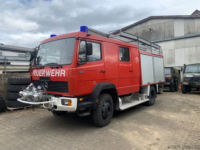 Грузовик специального назначения MERCEDES-BENZ MB 917 AF 4x4 Feuerwehr Camper Top