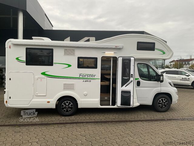 Alkoof camper FORSTER A 699 EB, Fahrradträger, Markise, Dachklima
