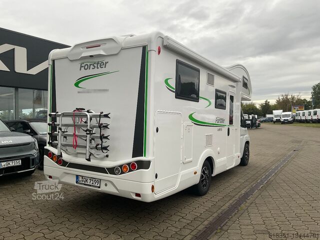 Alkoof camper FORSTER A 699 EB, Fahrradträger, Markise, Dachklima